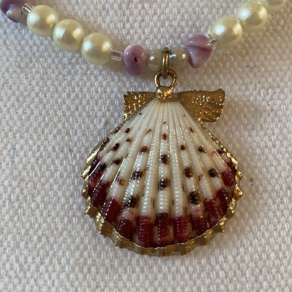14:04 - Tropical Shells Shell Hawaiian Mermaid Necklace - Picture 2 of 8